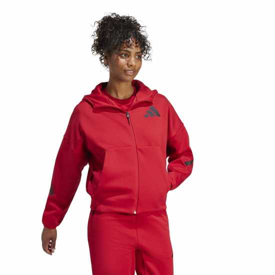 Дамски суичъри и блузи с качулки Adidas Z.n.e. Full Zip Hoodie Womens Силно червено Adidas Z.n.e. Full Zip Hoodie Womens Силно червено Дамски суичъри и блузи с качулки