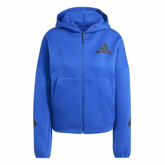 Adidas Z.n.e. Full Zip Hoodie Womens Команда Царско Синьо Дамски суичъри и блузи с качулки