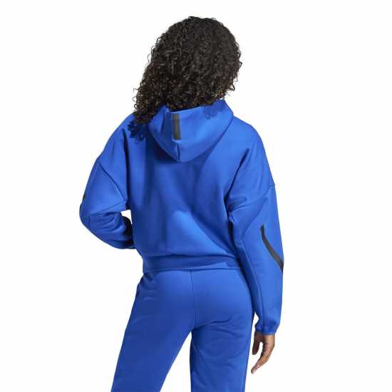 Adidas Z.n.e. Full Zip Hoodie Womens Команда Царско Синьо Дамски суичъри и блузи с качулки