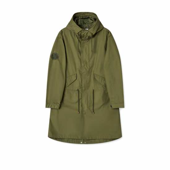 Pretty Green Walker Oversized Wonderwall Parka Хаки Мъжки якета и палта