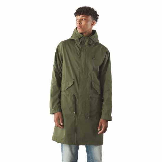 Pretty Green Walker Oversized Wonderwall Parka Хаки Мъжки якета и палта