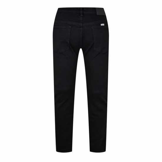 Мъжки дънки Pretty Green Pg Regular Straight Jeans Черно Pretty Green Pg Regular Straight Jeans Черно Мъжки дънки