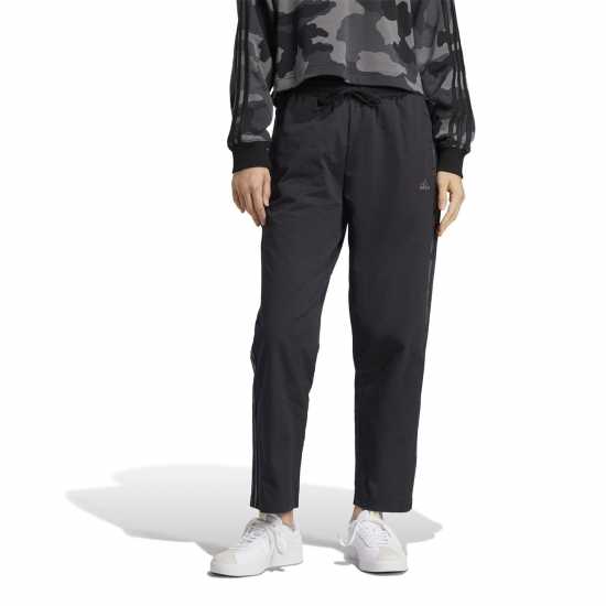 Дамски долнища на анцуг Adidas Essentials Camo-Print 3-Stripes Twill Trousers Womens Черно Adidas Essentials Camo-Print 3-Stripes Twill Trousers Womens Черно Дамски долнища на анцуг
