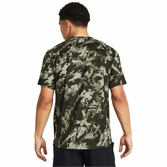Under Armour Tech Camo Short-Sleeve Performance Gym Top  