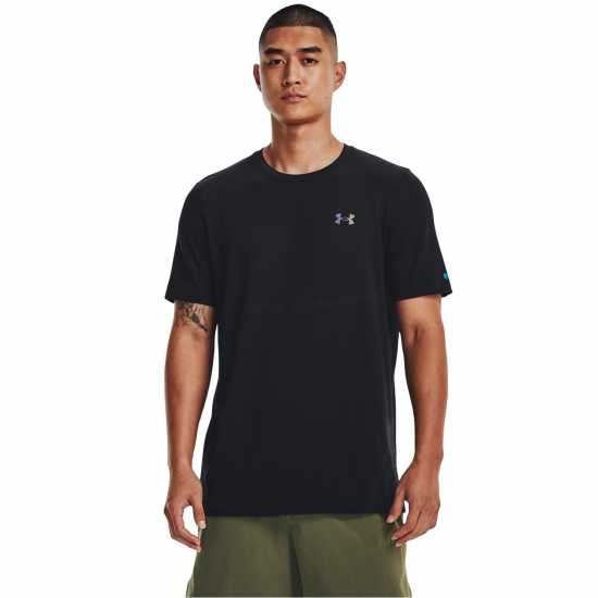 Under Armour Armour UA Vanish Elite Seamless Short Sleeve Men's Черно Мъжки тениски и фланелки