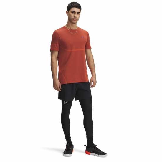 Under Armour Armour Ua Vanish Elite Seamless Short Sleeve Men's Огнено червено Under Armour Armour Ua Vanish Elite Seamless Short Sleeve Men's Огнено червено