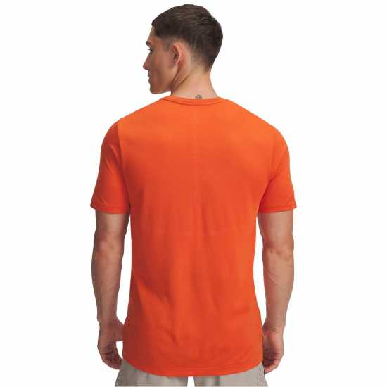 Мъжки дрехи за фитнес Under Armour Armour Ua Vanish Elite Seamless Short Sleeve Men's Orange Base Under Armour Armour Ua Vanish Elite Seamless Short Sleeve Men's Orange Base Мъжки дрехи за фитнес