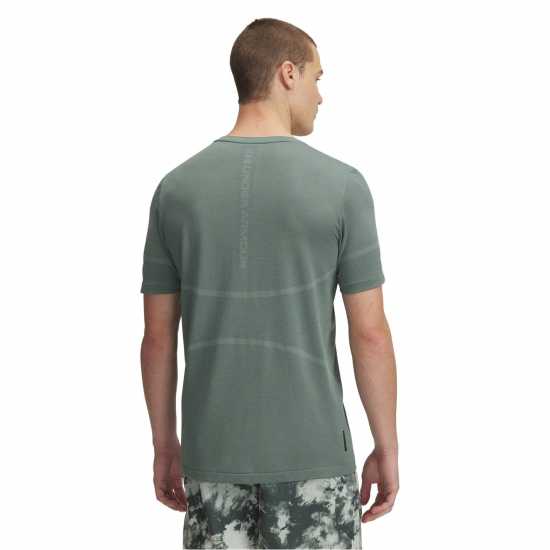 Under Armour Armour Ua Vanish Elite Seamless Short Sleeve Men's Силициево зелено Мъжки дрехи за фитнес
