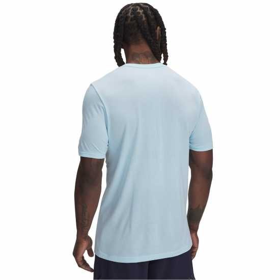 Under Armour Armour Ua Vanish Elite Seamless Short Sleeve Men's Парна синя Мъжки дрехи за фитнес