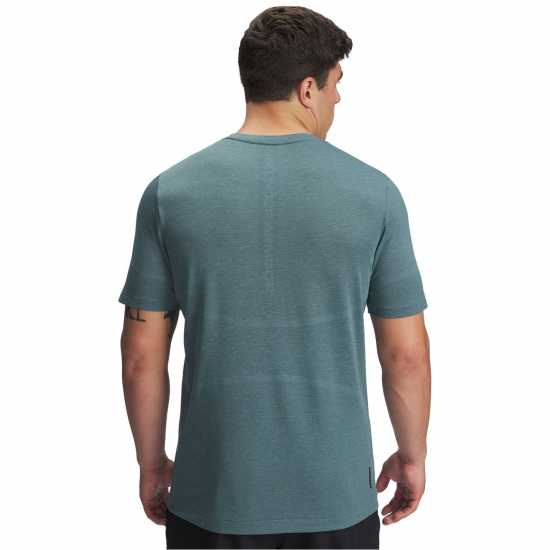 Under Armour Armour Ua Vanish Elite Seamless Short Sleeve Men's Jasper Blue Мъжки дрехи за фитнес