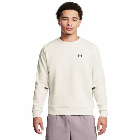 Under Armour Unstoppable Fleece Long-Sleeve T-Shirt Сума Бяло/Черно 