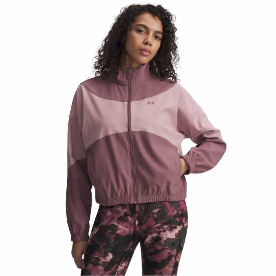 Under Armour Unstoppable Fleece Long-Sleeve T-Shirt Марунена мъгла Under Armour Unstoppable Fleece Long-Sleeve T-Shirt Марунена мъгла