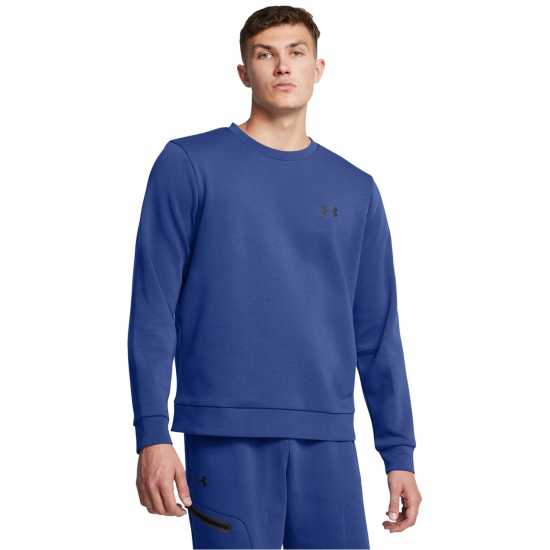 Under Armour Unstoppable Fleece Long-Sleeve T-Shirt Синьо Under Armour Unstoppable Fleece Long-Sleeve T-Shirt Синьо