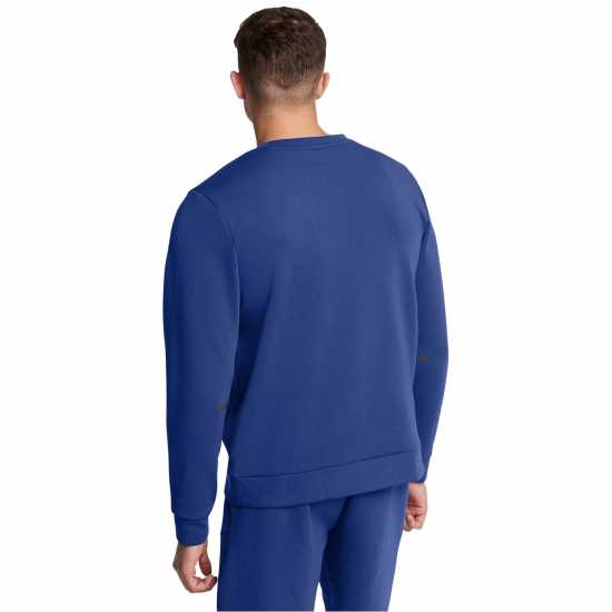 Under Armour Unstoppable Fleece Long-Sleeve T-Shirt Синьо Under Armour Unstoppable Fleece Long-Sleeve T-Shirt Синьо