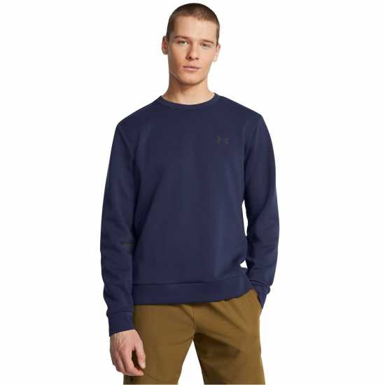 Under Armour Unstoppable Fleece Long-Sleeve T-Shirt Синьо Under Armour Unstoppable Fleece Long-Sleeve T-Shirt Синьо