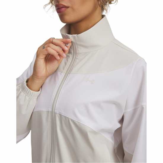 Under Armour Unstoppable Fleece Long-Sleeve T-Shirt Връхно бяло Under Armour Unstoppable Fleece Long-Sleeve T-Shirt Връхно бяло