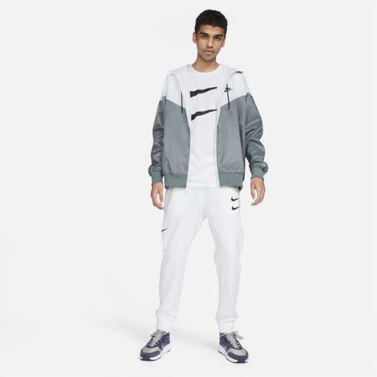 Sportswear Windrunner Men's Hooded Jacket Grey/White Мъжки грейки