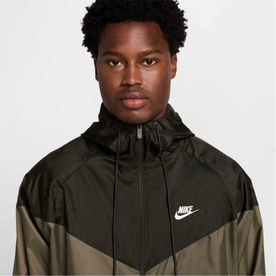 Nike Яке С Качулка Sportswear Windrunner Men's Hooded Jacket Олива/Черно Мъжки якета и палта