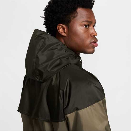 Nike Яке С Качулка Sportswear Windrunner Men's Hooded Jacket Олива/Черно Мъжки якета и палта
