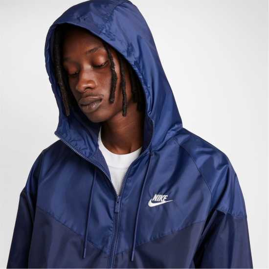 Nike Яке С Качулка Sportswear Windrunner Men's Hooded Jacket Обсидиан / Нави Nike Яке С Качулка Sportswear Windrunner Men's Hooded Jacket Обсидиан / Нави