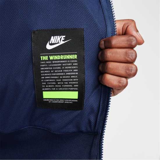 Nike Яке С Качулка Sportswear Windrunner Men's Hooded Jacket Обсидиан / Нави Nike Яке С Качулка Sportswear Windrunner Men's Hooded Jacket Обсидиан / Нави