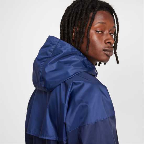 Nike Яке С Качулка Sportswear Windrunner Men's Hooded Jacket Обсидиан / Нави Nike Яке С Качулка Sportswear Windrunner Men's Hooded Jacket Обсидиан / Нави