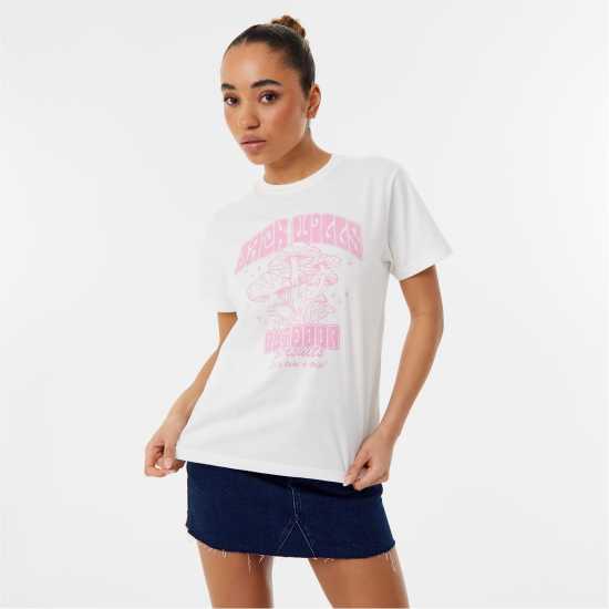 Jack Wills Graphic T-Shirt  Дамски тениски с яка