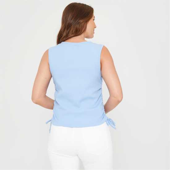 Be You Ruched Side Vest Womens  