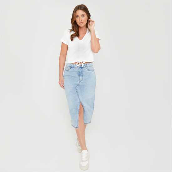 Дамски тениски и фланелки Be You Ruched Rib Top Womens Крем Be You Ruched Rib Top Womens Крем Дамски тениски и фланелки