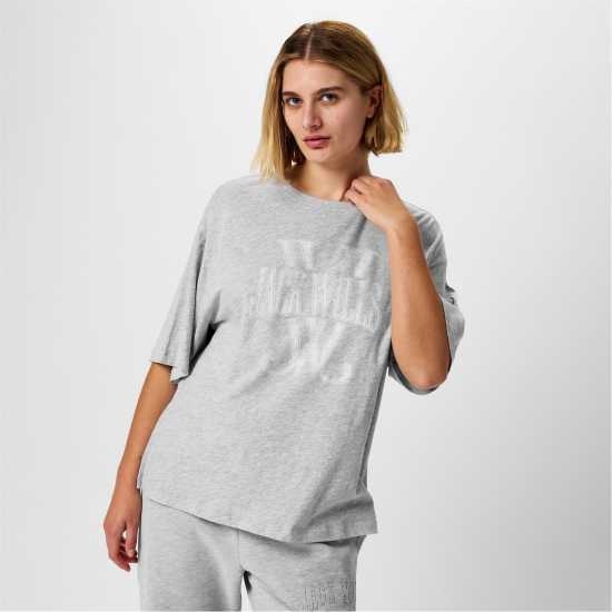 Jack Wills Jw Laundered Regular Fit T-Shirt Сив марл Jack Wills Jw Laundered Regular Fit T-Shirt Сив марл