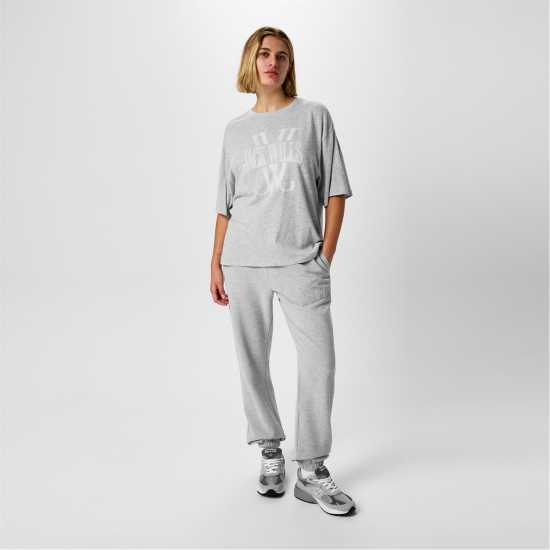 Jack Wills Jw Laundered Regular Fit T-Shirt Сив марл Jack Wills Jw Laundered Regular Fit T-Shirt Сив марл