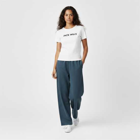 Jack Wills Women's Slouchy Open Hem Fleece Joggers  