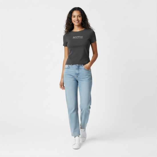 Jack Wills Women's Jw Graphic Slim Fit T-Shirt Ейфеловата кула 