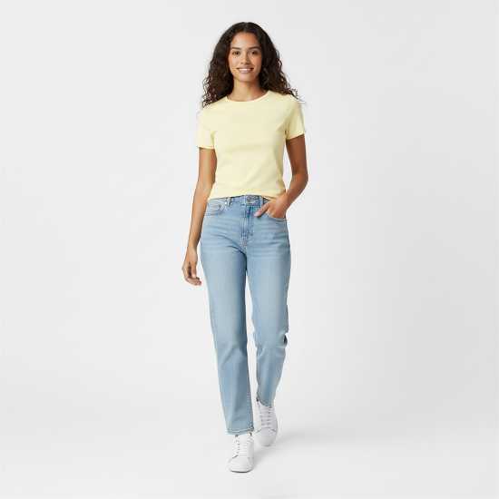Jack Wills Women's Jw Graphic Slim Fit T-Shirt Бяло жълто 
