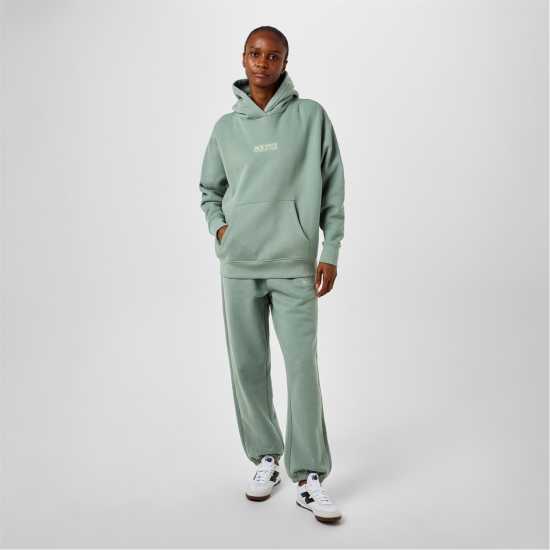 Jack Wills Women's Jw Embroidered Logo Hoodie Ледено зелено 