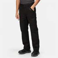 Regatta Pro Action Workwear Trousers (Long Leg) Black Работни панталони
