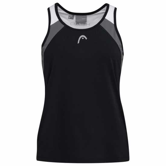Head Club Tank Top Junior Черно Детски потници