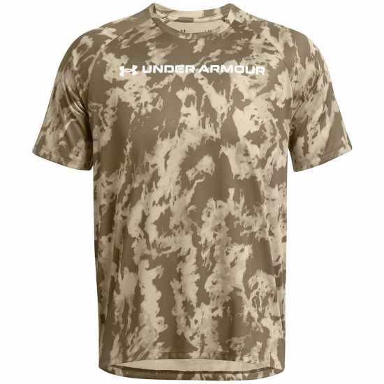 Under Armour Men's Tech Camo Short-Sleeve Performance Gym Top Under Armour Men's Tech Camo Short-Sleeve Performance Gym Top