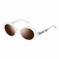 United Colors Of Benetton Colors Of Benetton Sunglasses White Слънчеви очила