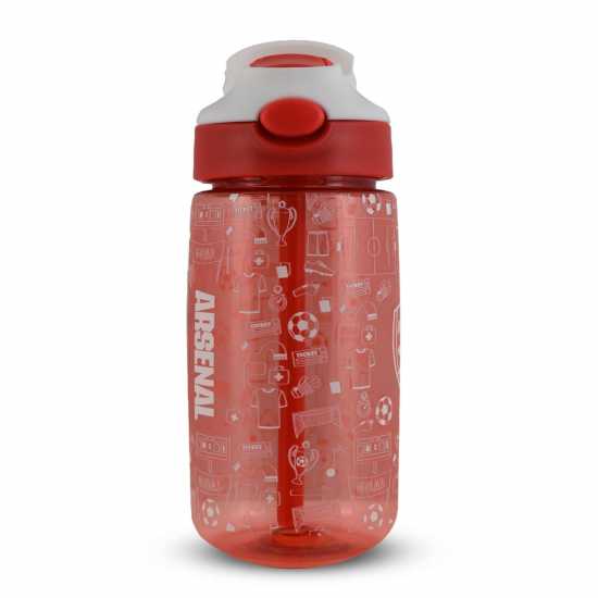 Футболно Шише За Вода Team Kids' 480Ml Plastic Football Water Bottle Arsenal Футболно Шише За Вода Team Kids' 480Ml Plastic Football Water Bottle Arsenal