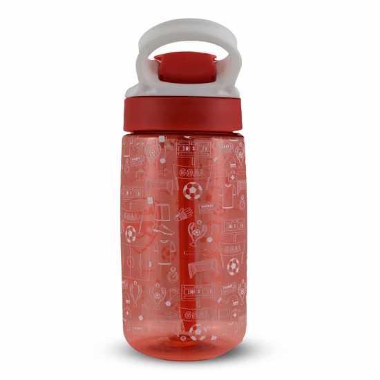 Футболно Шише За Вода Team Kids' 480Ml Plastic Football Water Bottle Arsenal Футболно Шише За Вода Team Kids' 480Ml Plastic Football Water Bottle Arsenal