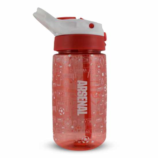 Футболно Шише За Вода Team Kids' 480Ml Plastic Football Water Bottle Arsenal Футболно Шише За Вода Team Kids' 480Ml Plastic Football Water Bottle Arsenal