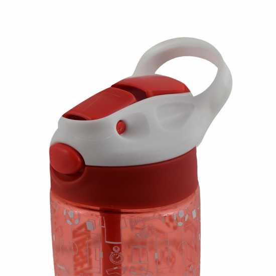 Футболно Шише За Вода Team Kids' 480Ml Plastic Football Water Bottle Arsenal Футболно Шише За Вода Team Kids' 480Ml Plastic Football Water Bottle Arsenal