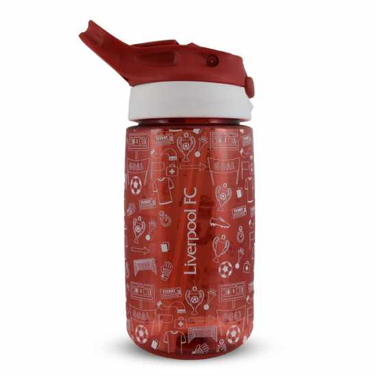Футболно Шише За Вода Team Kids' 480Ml Plastic Football Water Bottle Liverpool Футболно Шише За Вода Team Kids' 480Ml Plastic Football Water Bottle Liverpool