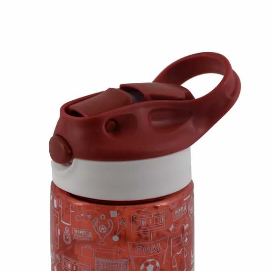 Футболно Шише За Вода Team Kids' 480Ml Plastic Football Water Bottle Liverpool Футболно Шише За Вода Team Kids' 480Ml Plastic Football Water Bottle Liverpool