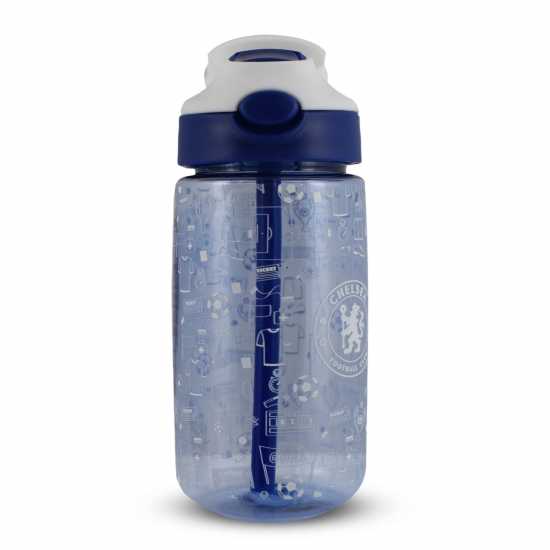 Футболно Шише За Вода Team Kids' 480Ml Plastic Football Water Bottle Chelsea Футболно Шише За Вода Team Kids' 480Ml Plastic Football Water Bottle Chelsea