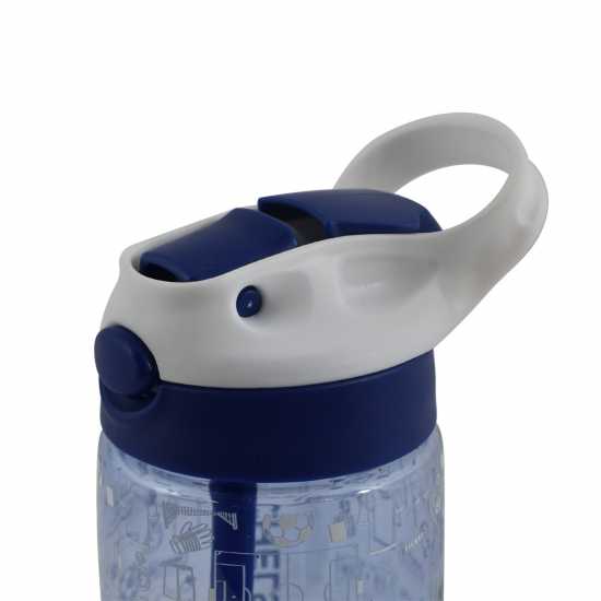 Футболно Шише За Вода Team Kids' 480Ml Plastic Football Water Bottle Chelsea Футболно Шише За Вода Team Kids' 480Ml Plastic Football Water Bottle Chelsea