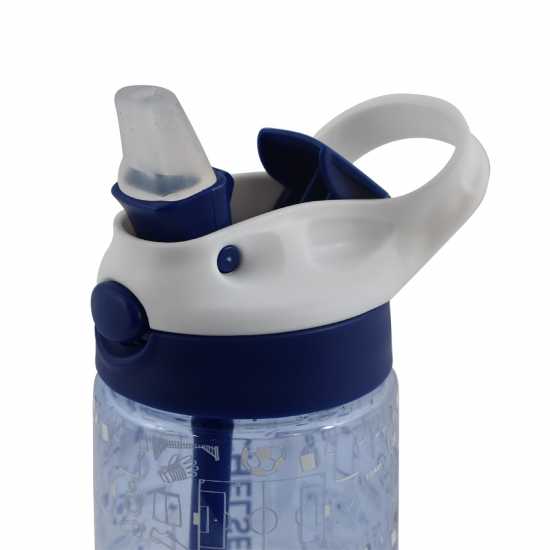 Футболно Шише За Вода Team Kids' 480Ml Plastic Football Water Bottle Chelsea Футболно Шише За Вода Team Kids' 480Ml Plastic Football Water Bottle Chelsea