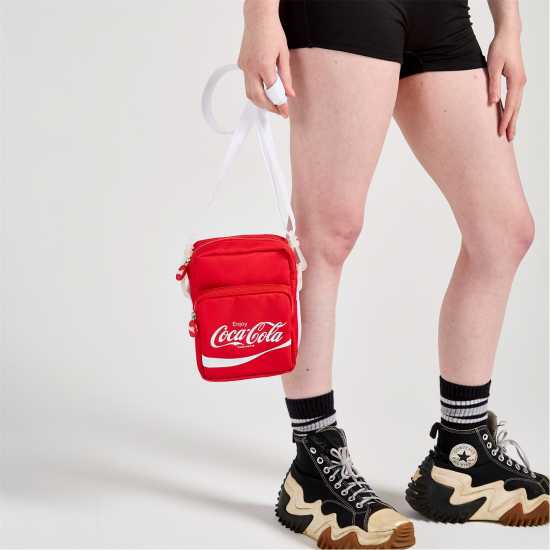 Чанта За Рамо Coca-Cola Officially Licensed Shoulder Bag Unisex Чанта За Рамо Coca-Cola Officially Licensed Shoulder Bag Unisex
