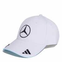 Adidas Mercedes Amg Petronas George Russell Cap Adults White Шапки с козирка